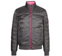Men's Belstaff Flash Circuit Granite Grey Reversible Down Jacket - Black - Size: 40/Regular