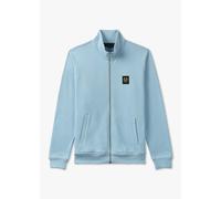 BELSTAFF Mens Full Zip Sweatshirt in Blue Mens Clothing Size: XXL, Colour: Blue Fabric