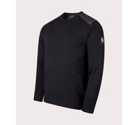 Belstaff Mens Kerrigan Crewneck Jumper - Colour: Black - Size: Medium