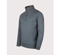 Belstaff Mens Kilmington Quarter Zip Jumper - Colour: Petrol - Size: XL