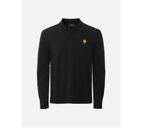 Belstaff Mens Belstaff Long Sleeve Polo Shirt - Colour: Black - Size: Medium