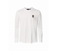 Belstaff Men's Long Sleeve T-Shirt - White - Size: 44