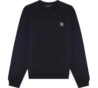 Belstaff Mens Plain Black Sweater Cotton - Size X-Large