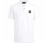 Belstaff Mens Regular Fit Belstaff Polo Shirt - Colour: White - Size: XXL