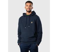 Belstaff Mens Pullover Logo Patch Hoodie - Dark Ink