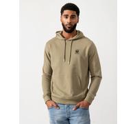 Belstaff Mens Pullover Logo Patch Hoodie - Fatigue Green - Fatigue Green - XL