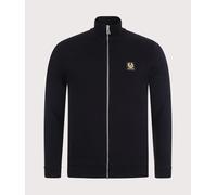 Belstaff Mens Reg Fit Belstaff Full Zip Sweatshirt - Colour: 90000 Black - Size: Large