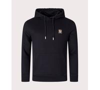 Belstaff Mens Reg Fit Belstaff Hoodie - Colour: Black - Size: Medium