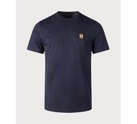 Belstaff Short Sleeved Mens Logo Patch T-Shirt - Dark Ink - Dark Ink - L