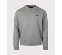 Belstaff Mens Regular Fit Belstaff Sweatshirt - Colour: Atlantic Grey - Size: Medium