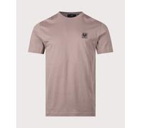 Belstaff Short Sleeved Mens Logo Patch T-Shirt - Asphalt - Asphalt - XL