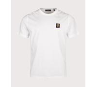 Belstaff Mens Regular Fit Belstaff T-Shirt - Colour: White - Size: Large