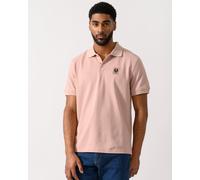 Belstaff Mens Short Sleeve Polo in Coral Cotton - Size 2XL
