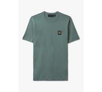BELSTAFF Mens Short Sleeve T-Shirt In Mineral Green Mens Clothing Size: XL, Colour: Green Fabric