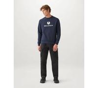 Belstaff Mens Signature Crewneck Sweatshirt - Navy Cotton - Size Medium