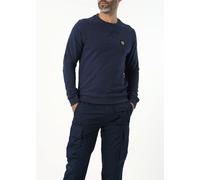BELSTAFF Mens Small Logo Sweatshirt In Dark Ink Mens Clothing Size: XXL, Colour: Navy Fabric