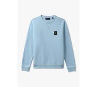 BELSTAFF Mens Sweatshirt In Skyline Blue Mens Clothing Size: XXL, Colour: Blue Fabric