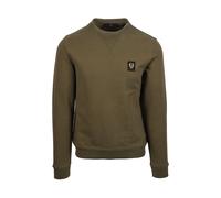 Belstaff Crew Neck Sweatshirt - True Olive - 100049-TRO CREW SWEAT Col