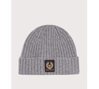Belstaff Mens Watch Beanie Hat - Colour: 90066 Pale Grey - Size: One Size One Size