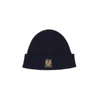 Belstaff Womens Accessories Watch Beanie in Navy Wool - One Size