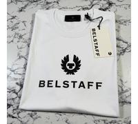 Belstaff Mens Belstaff Signature T-Shirt - Colour: White - Size: XXL