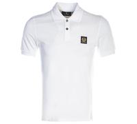 Belstaff Pique Polo Shirt Colour : White, Size : Medium