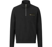 Belstaff Quarter Zip Fashionable Casual Wear Sweatshirt Black