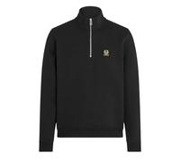 Belstaff Quarter Zip Sweat Top in Black L