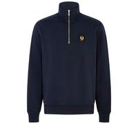 Belstaff Quarter Zip Sweatshirt - Dark Ink M M
