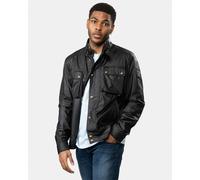 Belstaff Racemaster Mens Waxed Cotton Compact Field Jacket - Black - Black - UK46 EU56 US46