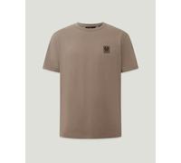 Belstaff Short Sleeved Mens Logo Patch T-Shirt - Asphalt - Asphalt - L