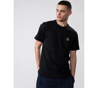 Belstaff Mens Cotton Logo T-shirt Black - Size Large