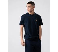 Belstaff Short Sleeved Mens Logo Patch T-Shirt - Dark Ink
