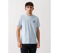 Belstaff Short Sleeved Mens Logo Patch T-Shirt - Sky Blue - Sky Blue - L