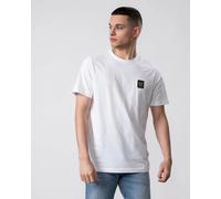 Belstaff Short Sleeved Mens Logo Patch T-Shirt - White