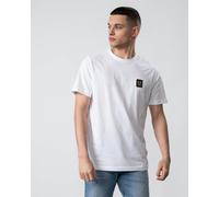 Belstaff Short Sleeved Mens Logo Patch T-Shirt - White - White - XL