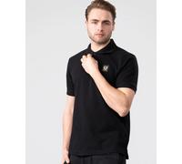 Belstaff Short Sleeved Mens Polo - Black - Black - XXL
