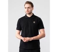 Belstaff Short Sleeved Mens Polo - Black Cotton - Size Medium
