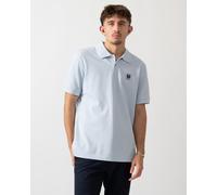 Short Sleeve Polo Shirt Sky Blue, XXL