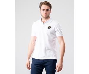 Belstaff Short Sleeved Mens Polo - White