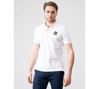 Belstaff Short Sleeve Polo Shirt White Size: SIZE L