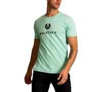 Belstaff Signature T-shirt Retro Cotton Phoenix Logo Tee Regular Shirt Green M