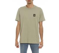 Belstaff T-Shirt Retro England 1924 Patch Cotton Regular Cut Tee Echo Green 2XL