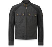 Belstaff Temple Motorcycle Wax Jacket, black, size 4XL for Men