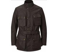 Belstaff Trialmaster Motorcycle Wax Jacket, brown, size M for Men