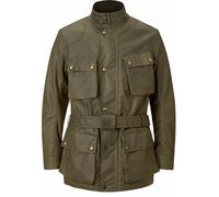 Belstaff Trialmaster Motorcycle Wax Jacket, green, size 6XL for Men