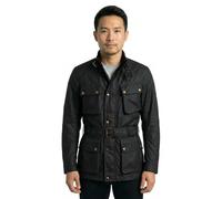 Belstaff Trialmaster Motorcycle Motorbike Waxed Cotton Jacket Black