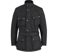 Belstaff Trialmaster Motorcycle Wax Jacket, black, size L for Men