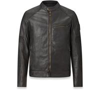 Belstaff Vanguard Motorcycle Leather Jacket, black, size 2XL for Men