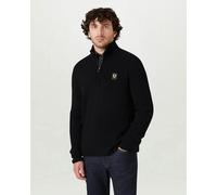 Belstaff Watch Mens Quarter Zip Jumper - Black - Black - M